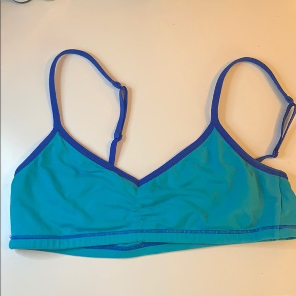 PINK Victoria Secret Blue Bandeau Bralette